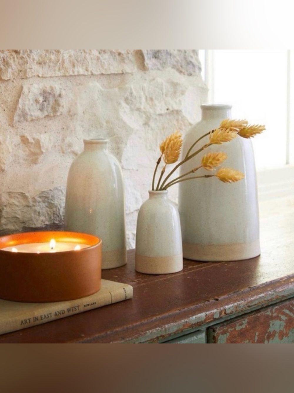 Target Hearth and Hand Magnolia Stoneware Vase